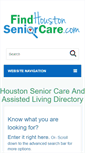 Mobile Screenshot of findhoustonseniorcare.com